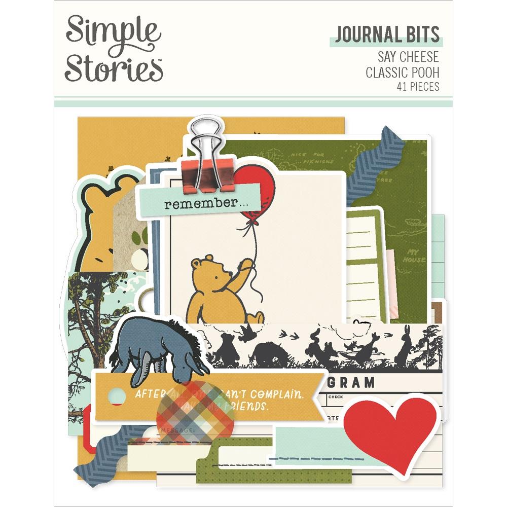 Simple Stories Say Cheese Classic Pooh Journal Bits & Pieces
