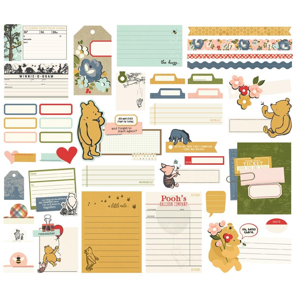 Simple Stories Say Cheese Classic Pooh Journal Bits & Pieces