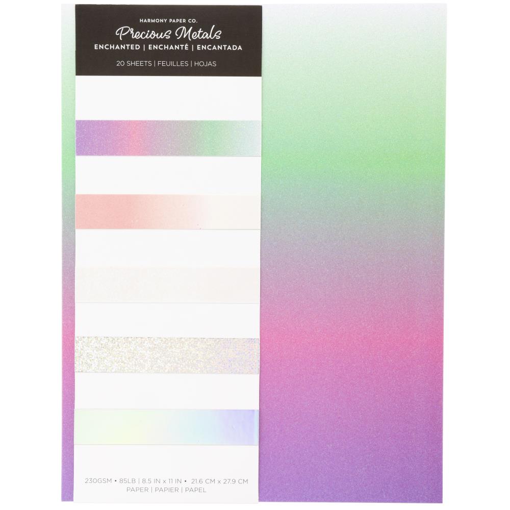 Harmony Precious Metals Cardstock 8.5x11 - Enchanted