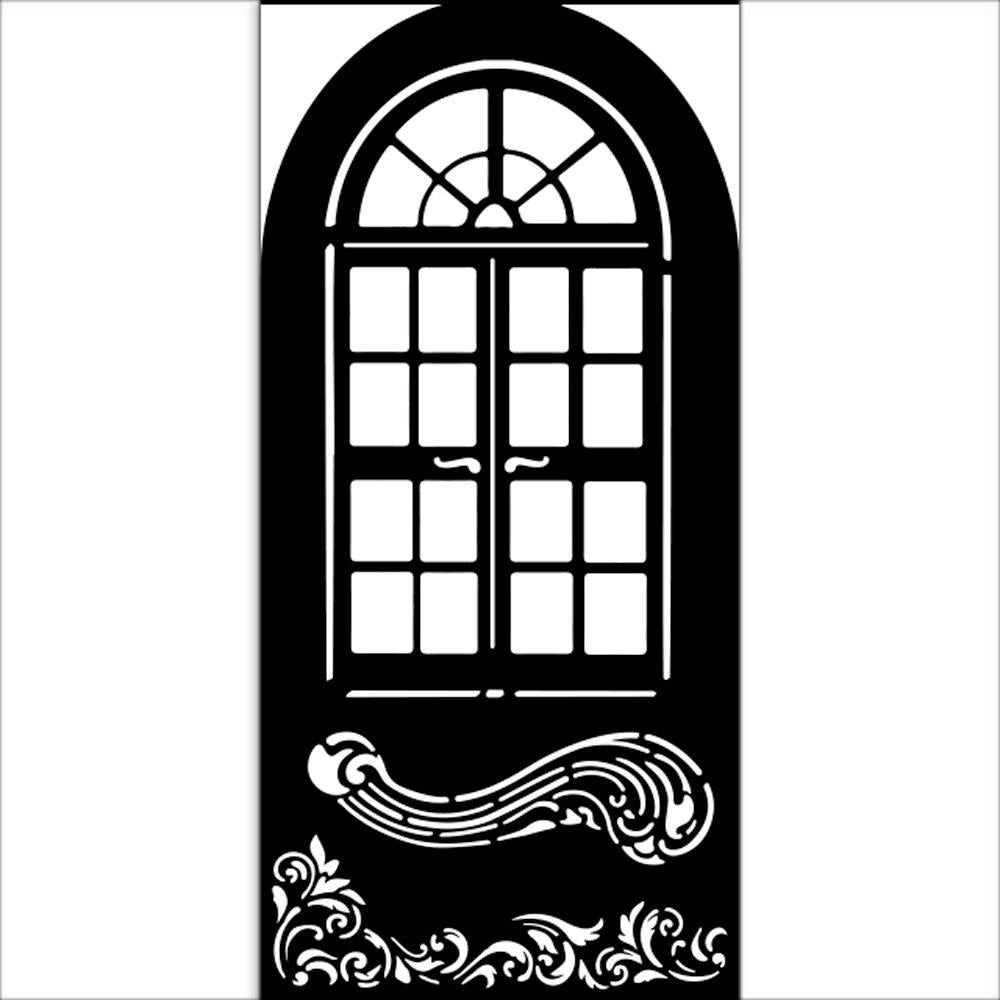 Stamperia Stencil 12cm x 25cm - Masquerade Window