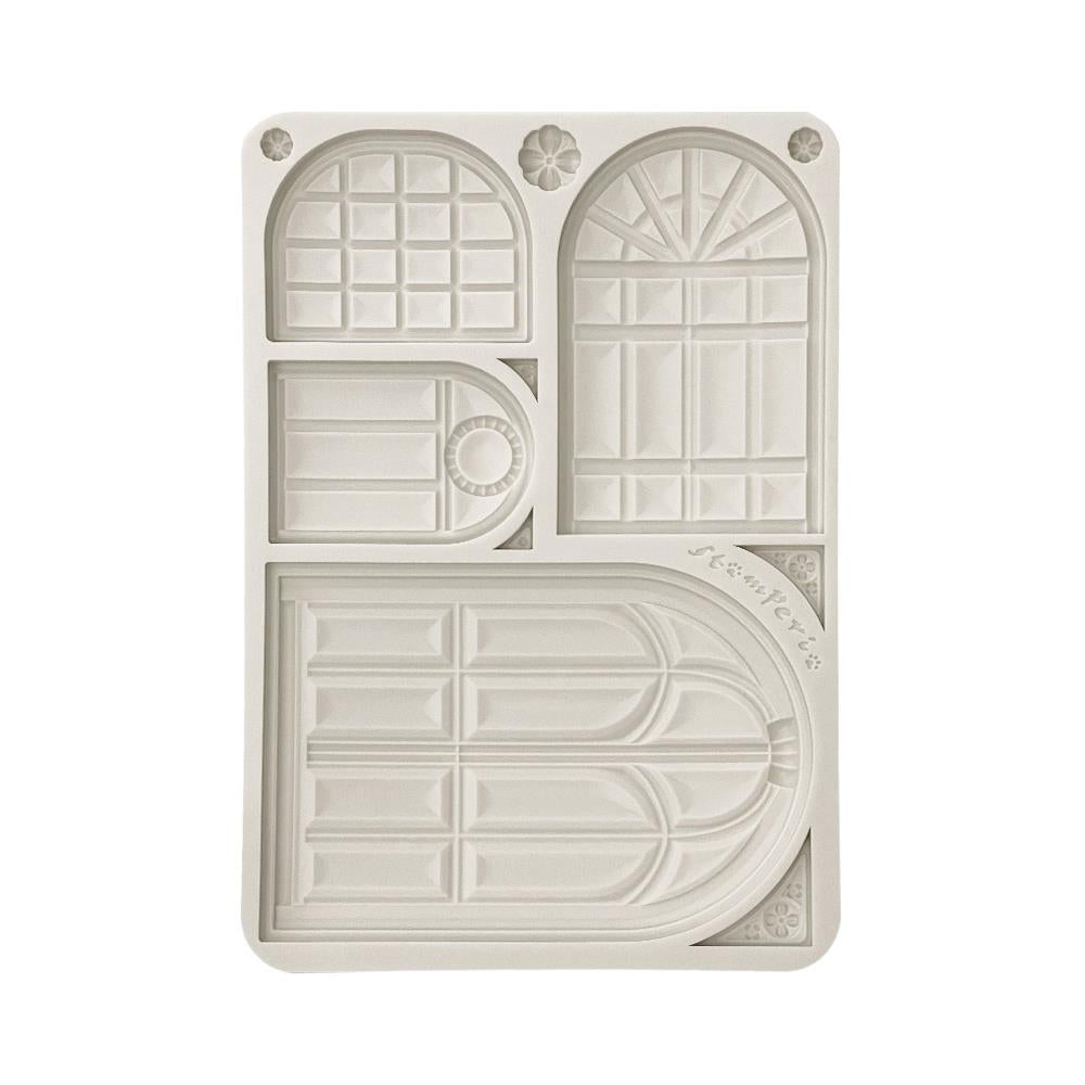 Stamperia Silicone Mould A5 - Masquerade Windows
