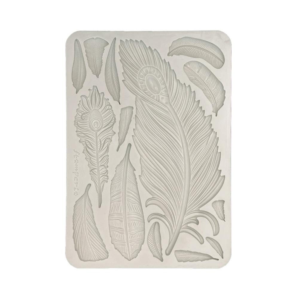 Stamperia Silicone Mould A5 - Masquerade Feathers