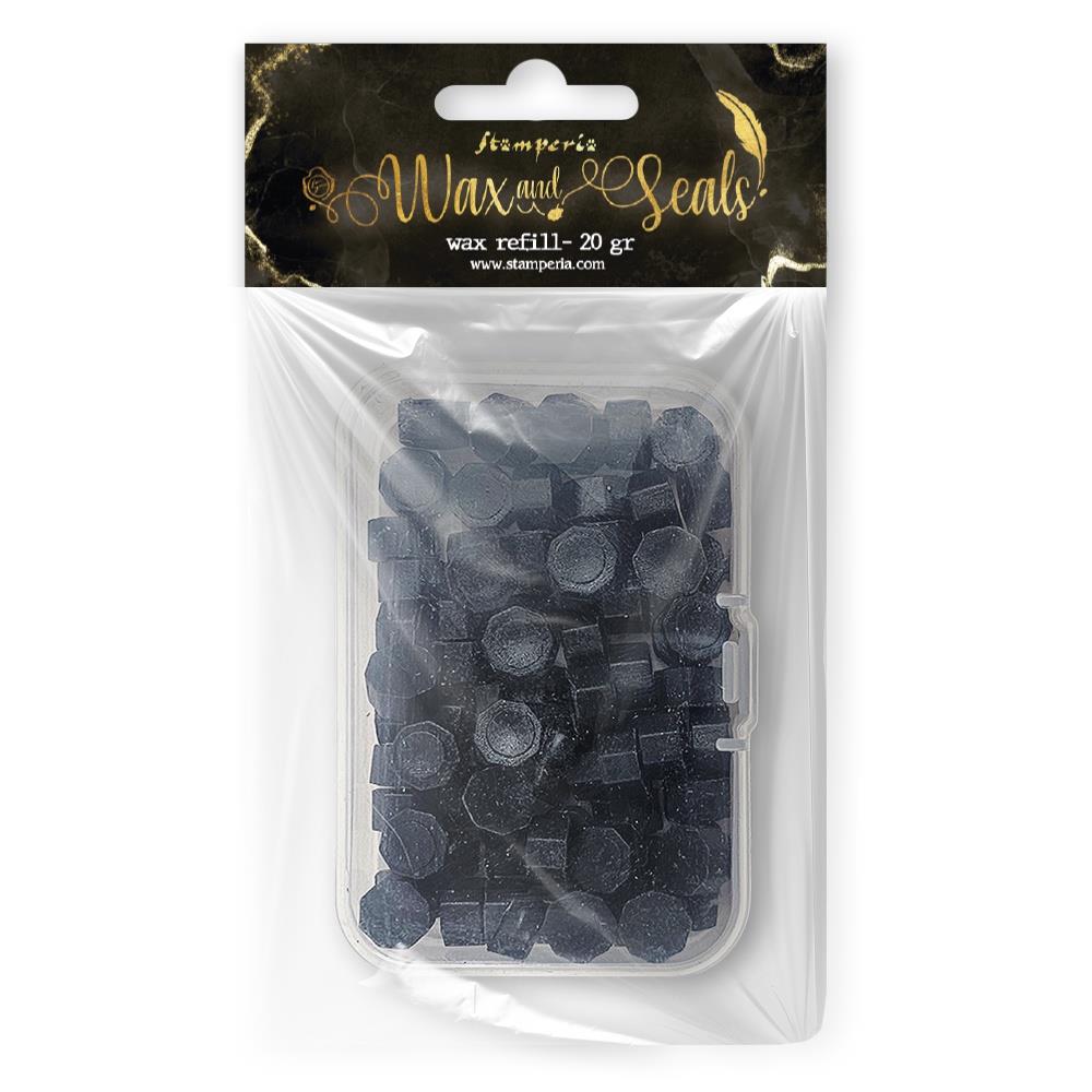 Stamperia Wax Seal Refill 20g - Matte Black