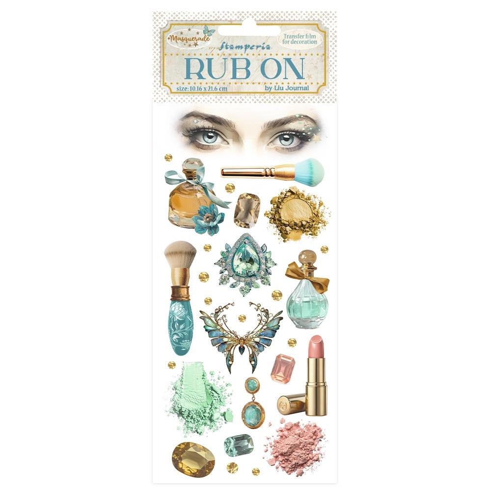 Stamperia Rub-On - Masquerade Beauty