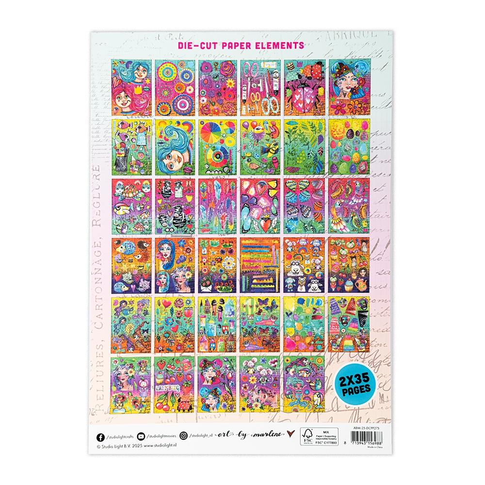 Art By Marlene Die-Cut Paper Pad - Nr. 275 Elements