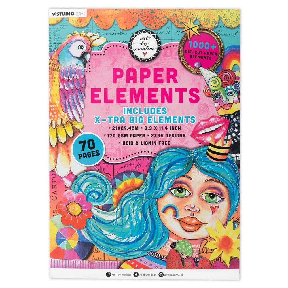 Art By Marlene Die-Cut Paper Pad - Nr. 275 Elements