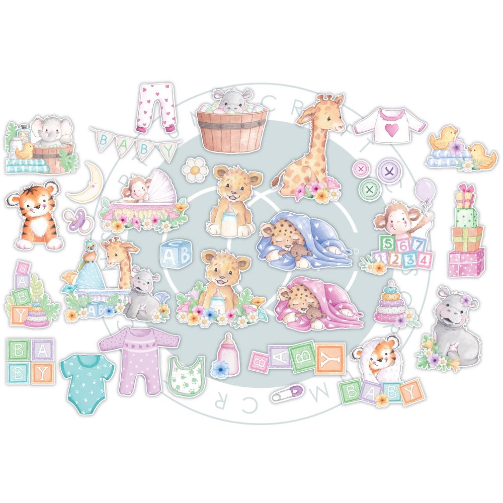 Craft Consortium Chipboard Ephemera - Little Ones
