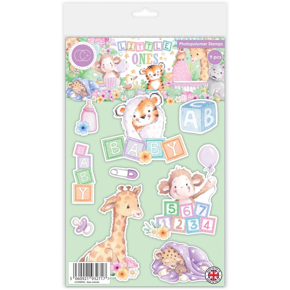 Craft Consortium Little Ones Photopolymer Stamp Set - Animals