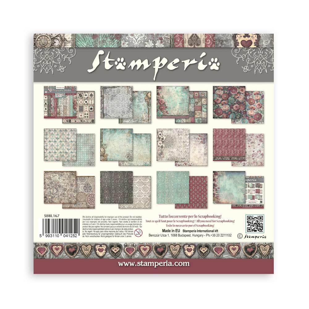 Stamperia Backgrounds Double-Sided Paper Pad 12x12 - Master of Magic