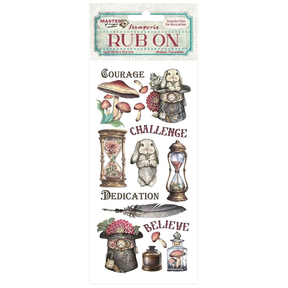 Stamperia Rub-On - Master of Magic Rabbit