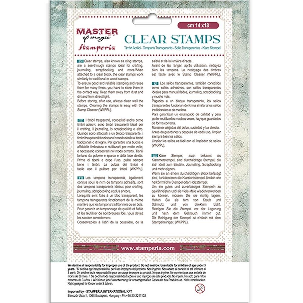Stamperia Clear Stamps - Master of Magic Gothic Elements