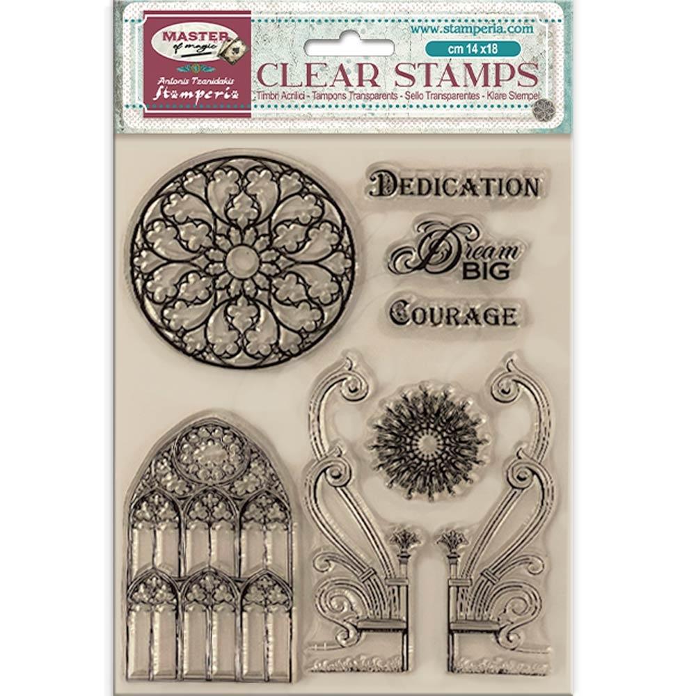 Stamperia Clear Stamps - Master of Magic Gothic Elements