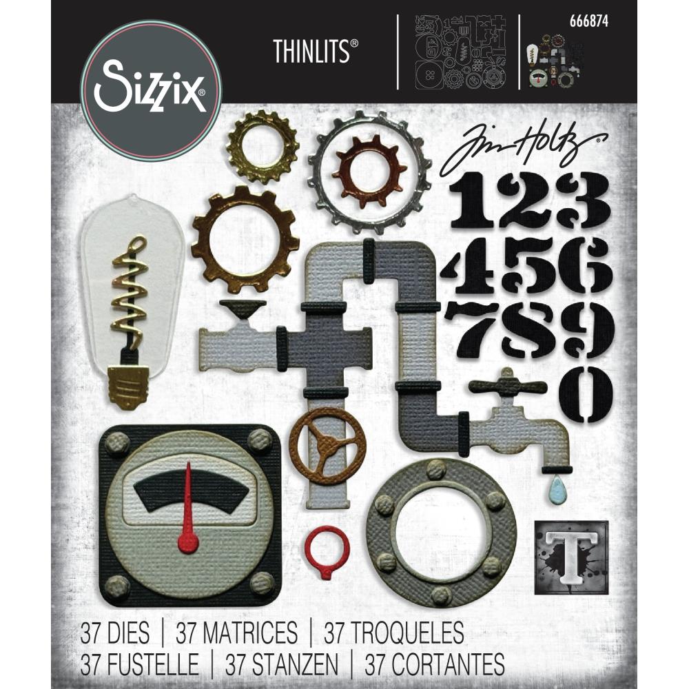 Sizzix Thinlits Dies By Tim Holtz - Vault Industrial