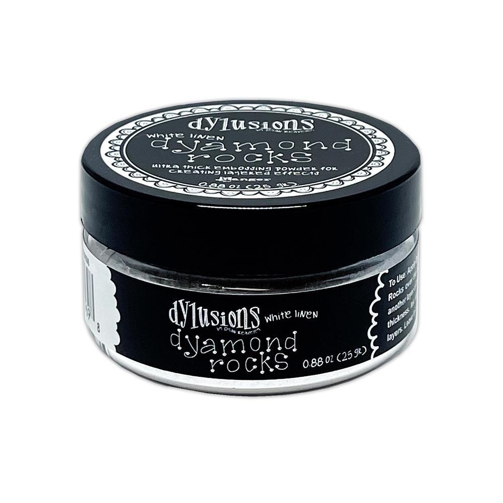 Dyan Reaveley Dylusions Dyamond Rocks - White linen