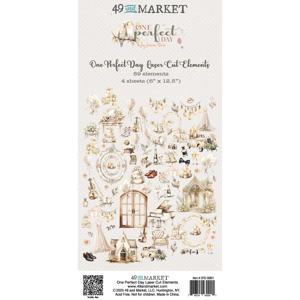 49 And Market Laser Cut Outs - One Perfect Day Elements