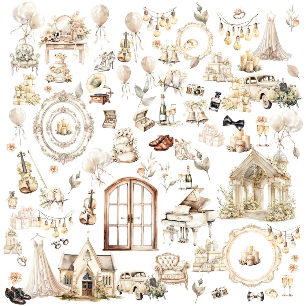 49 And Market Laser Cut Outs - One Perfect Day Elements