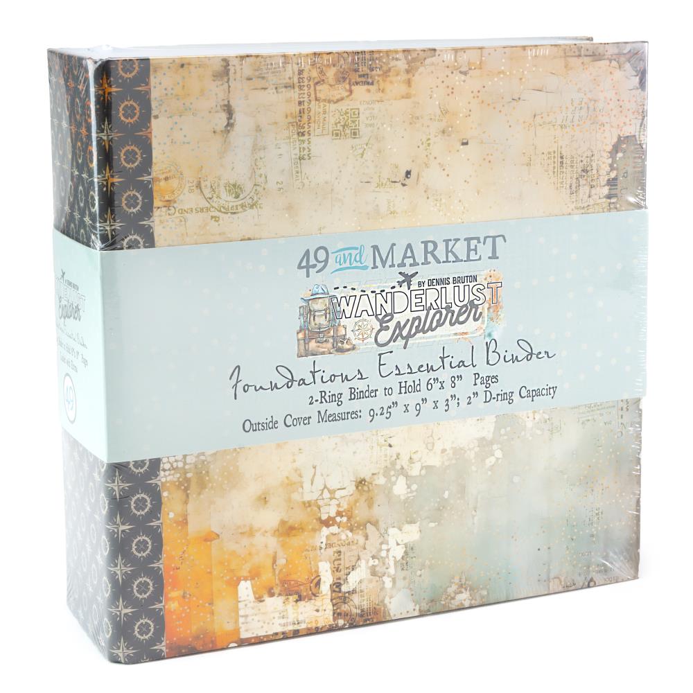 49 and Market Foundations 8.5 x 9 Binder - Wanderlust Explorer