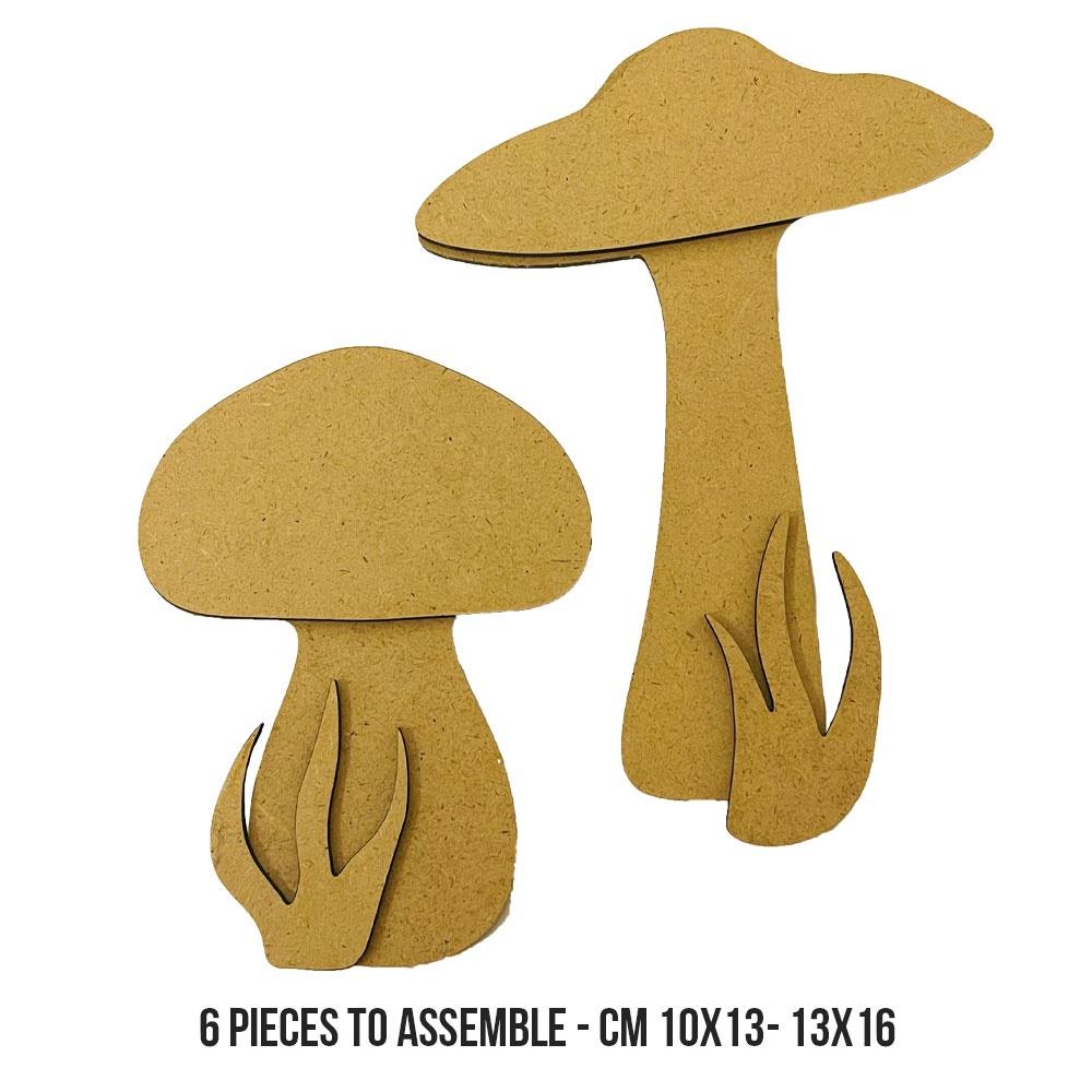 Stamperia Crafty Shapes - Hidden Grove Mushrooms