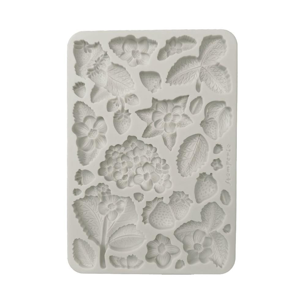 Stamperia Silicone Mould A5 - Hidden Grove Strawberries