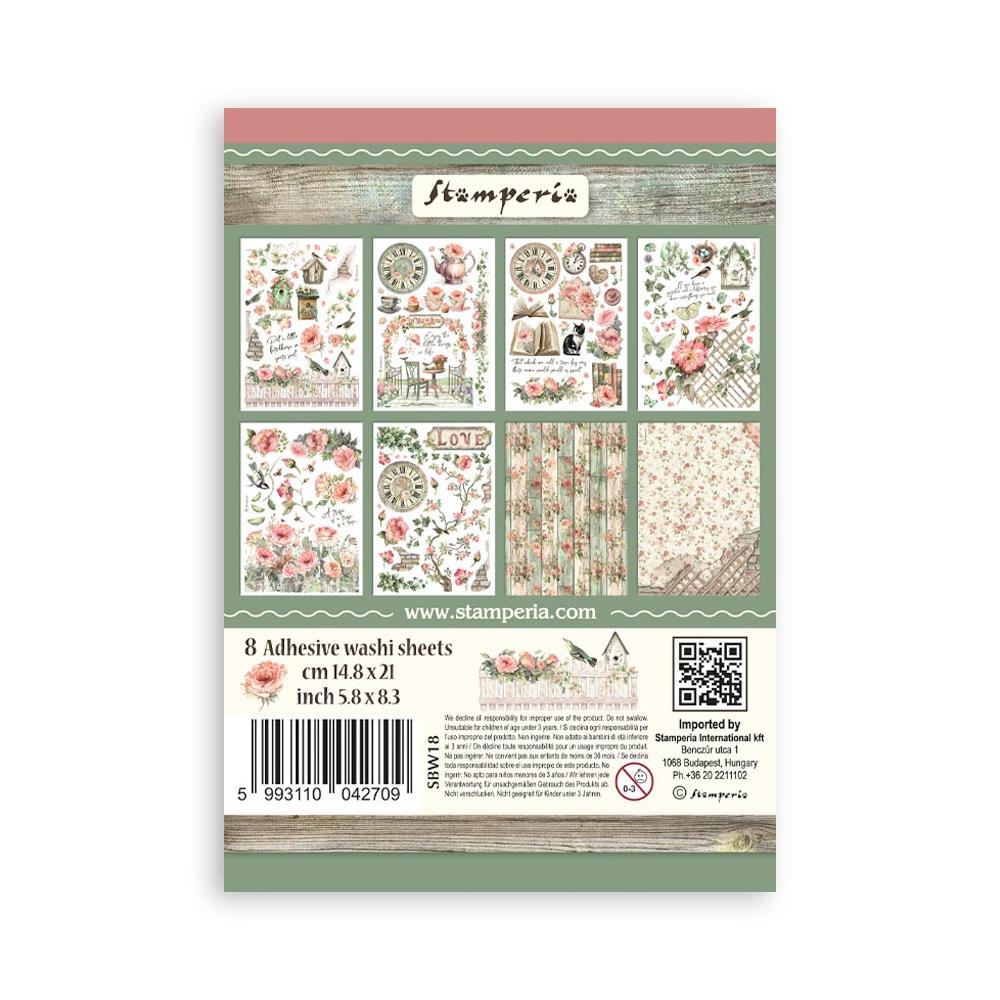 Stamperia Washi Pad A5 - House of Roses