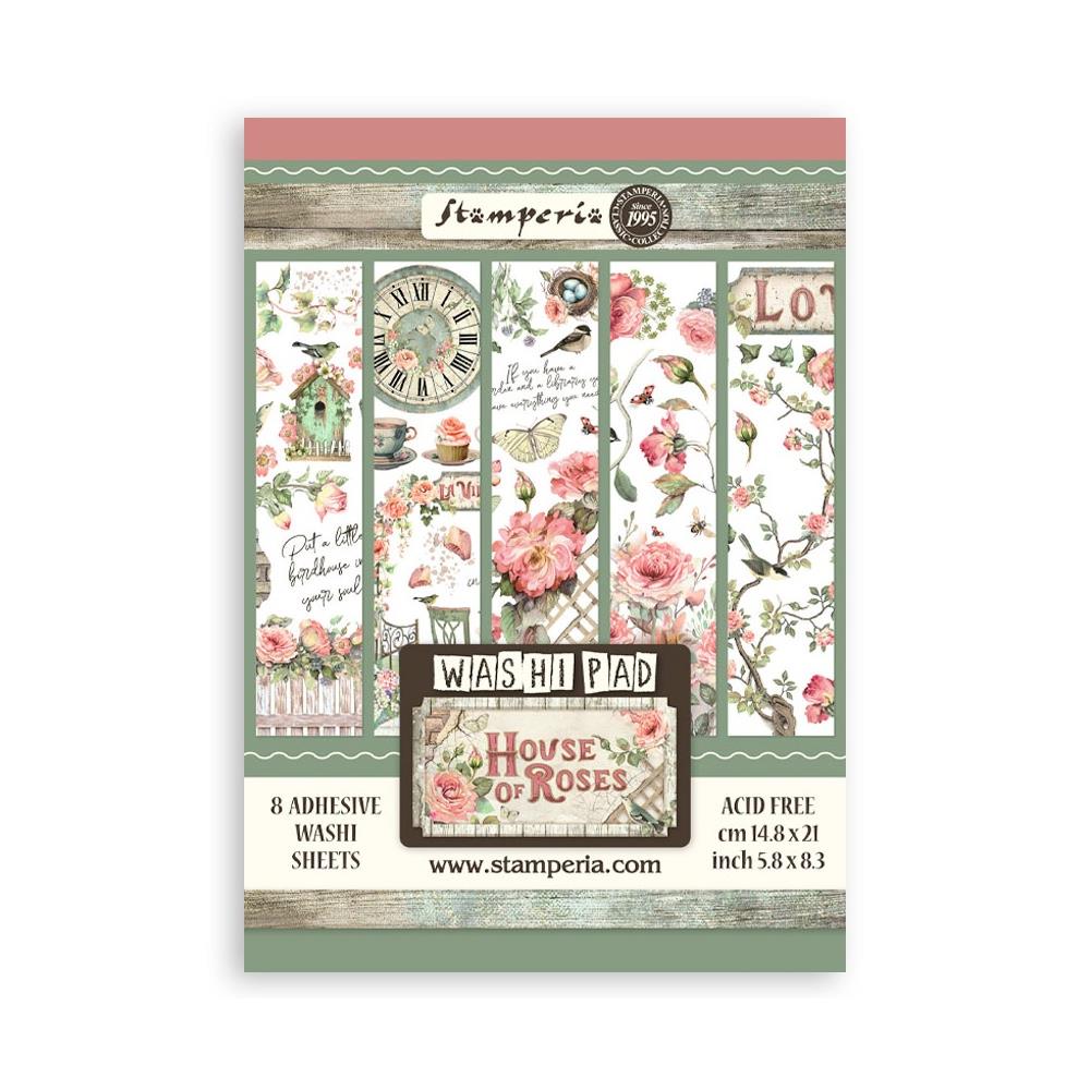 Stamperia Washi Pad A5 - House of Roses