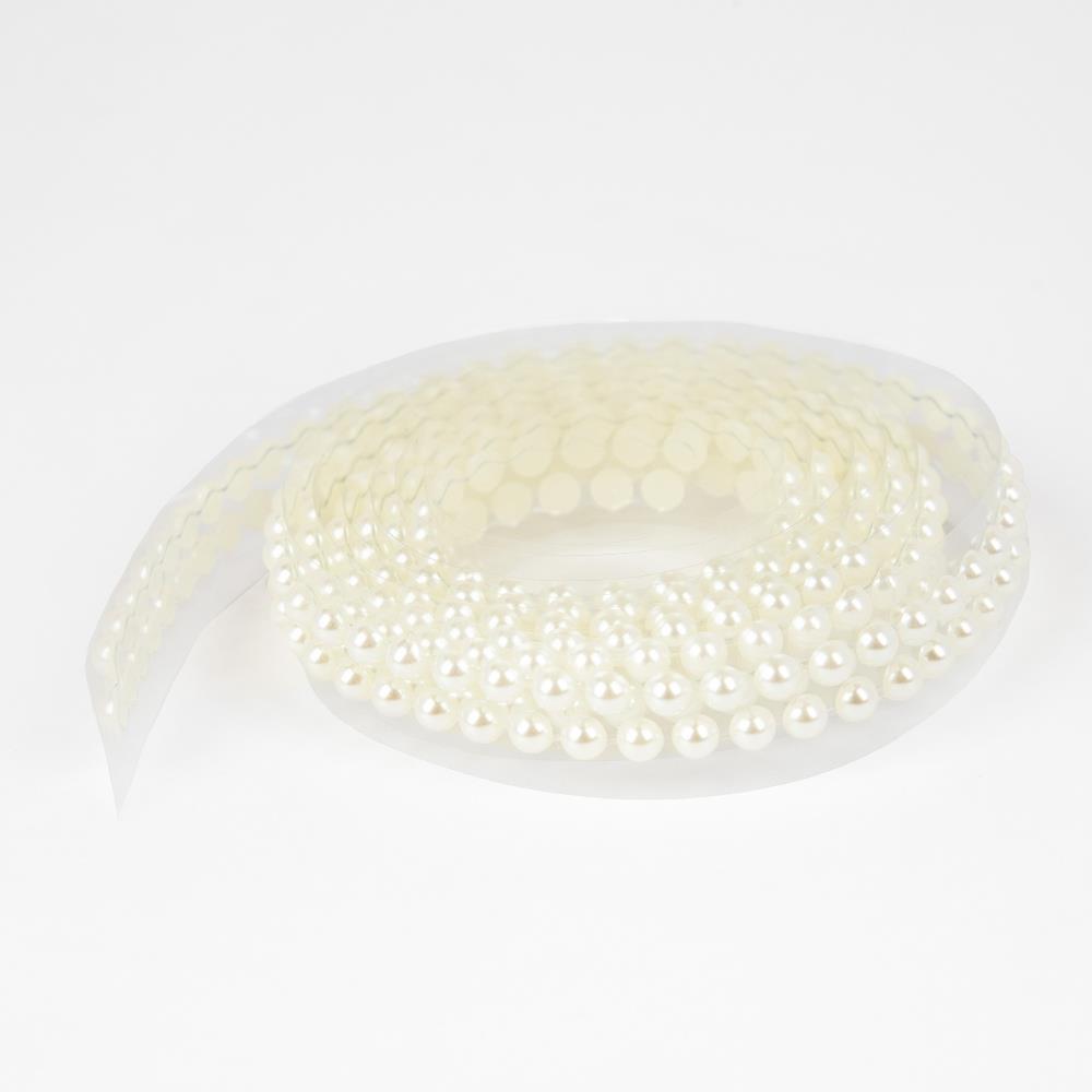 Craft Perfect Pearl Sticker Roll 1YD 4MM - Ivory Pearl