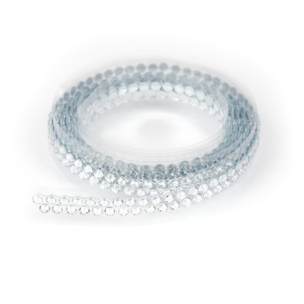 Craft Perfect Rhinestone Sticker Roll 1YD - Crystal