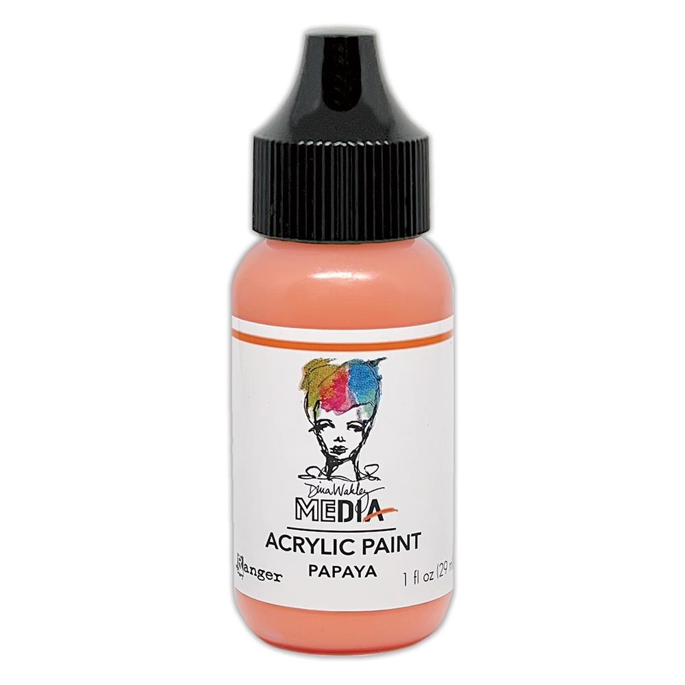Dina Wakley Media Acrylic Paint - Papaya