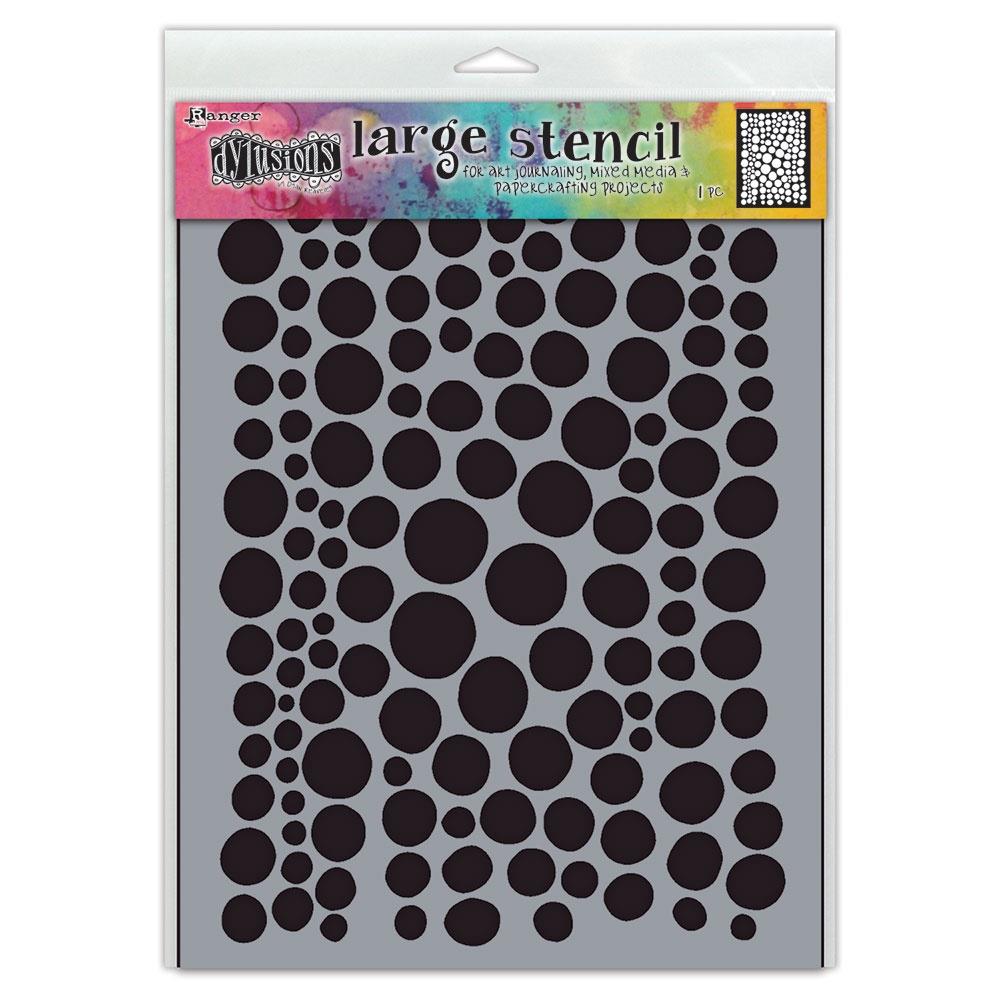 Dyan Reaveley Dylusions Stencils 9x12 - Drip Drops