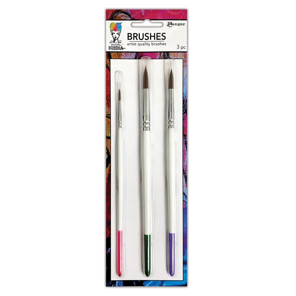 Dina Wakley Media Soft Bristle Brush Set