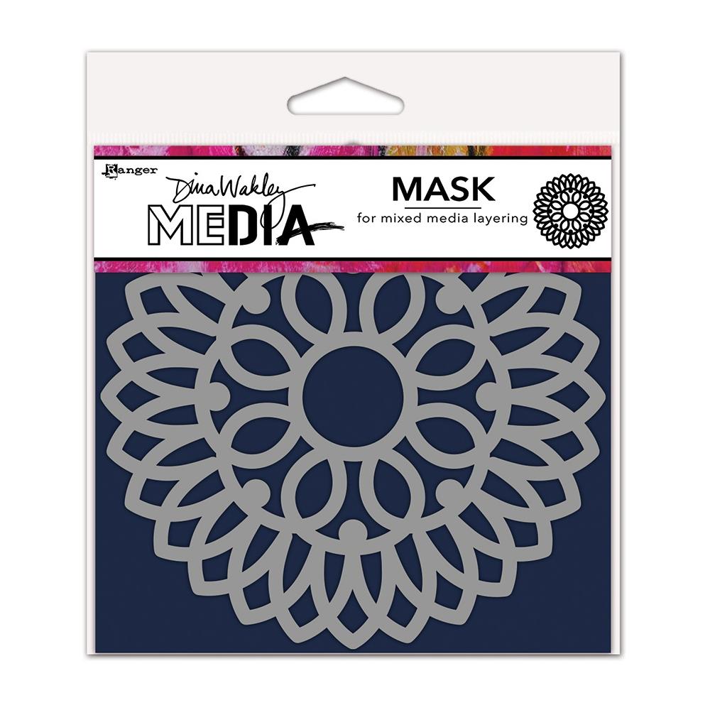 Dina Wakley Media Stencils 5x5 - Pointy Doily