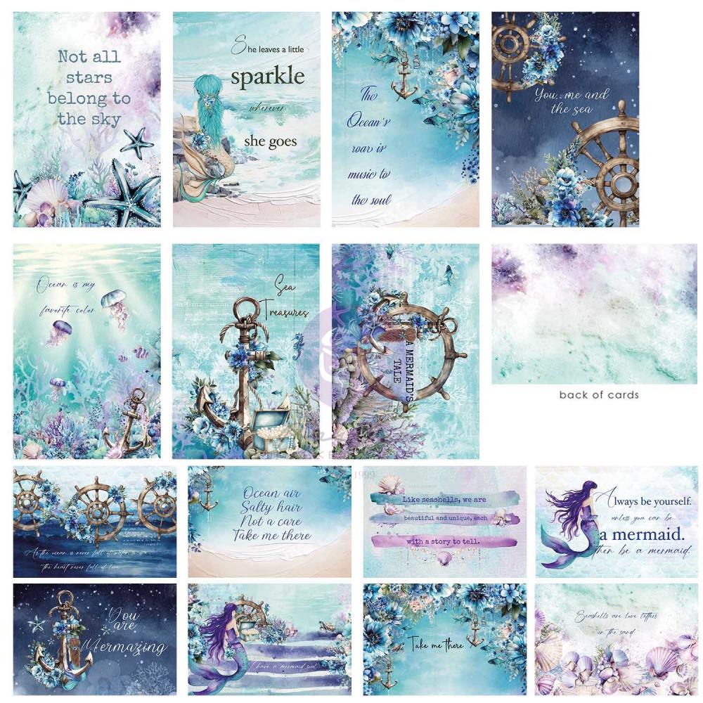 Prima Marketing Journaling Cards 3X4 - A Mermaids Tale