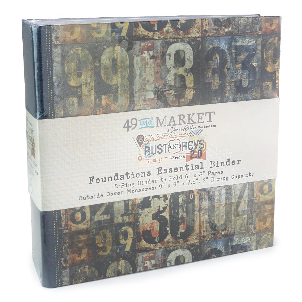 49 and Market Foundations 8.5 x 9 Binder - Rust and Revs 2.0