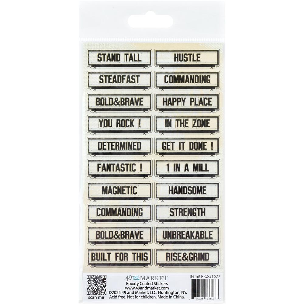 49 And Market Epoxy Stickers - Rust and Revs 2.0