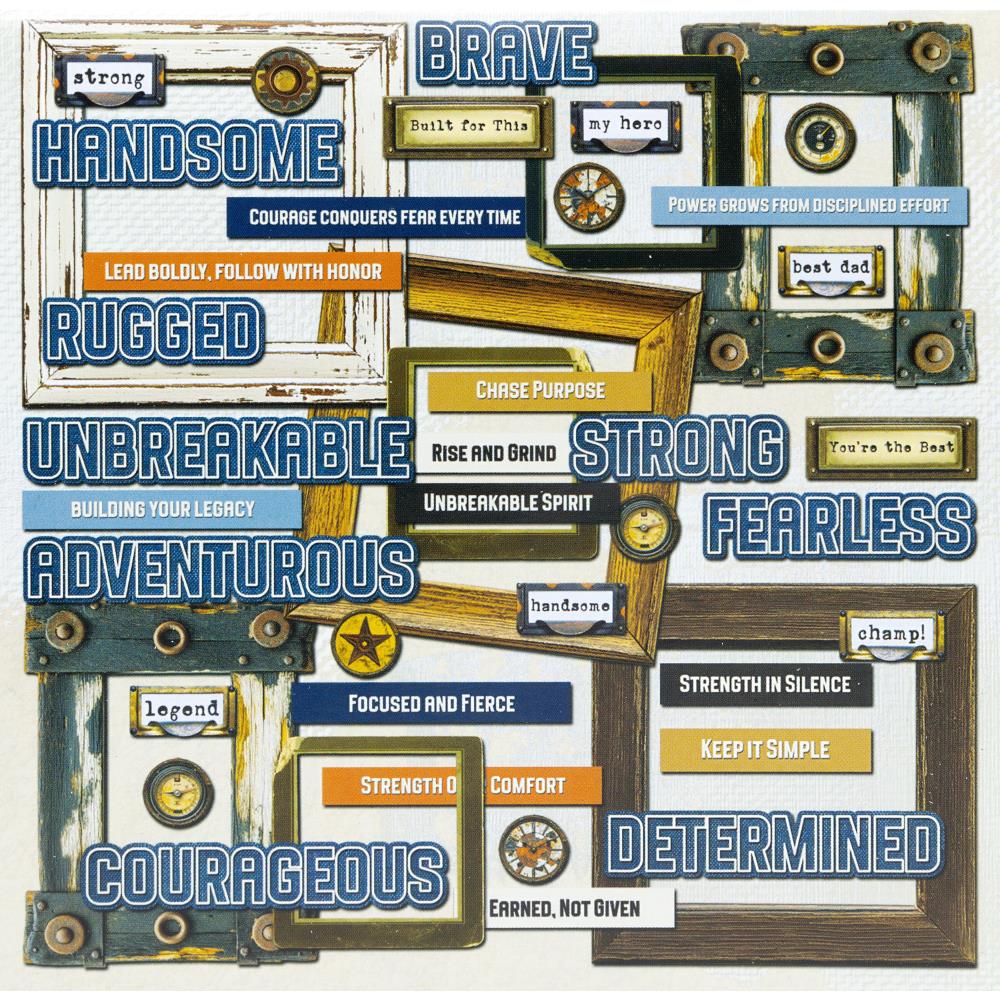 49 And Market Chipboard Set - Rust and Revs 2.0