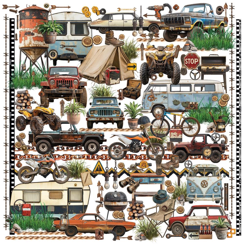 49 And Market Laser Cut Outs - Rust and Revs 2.0