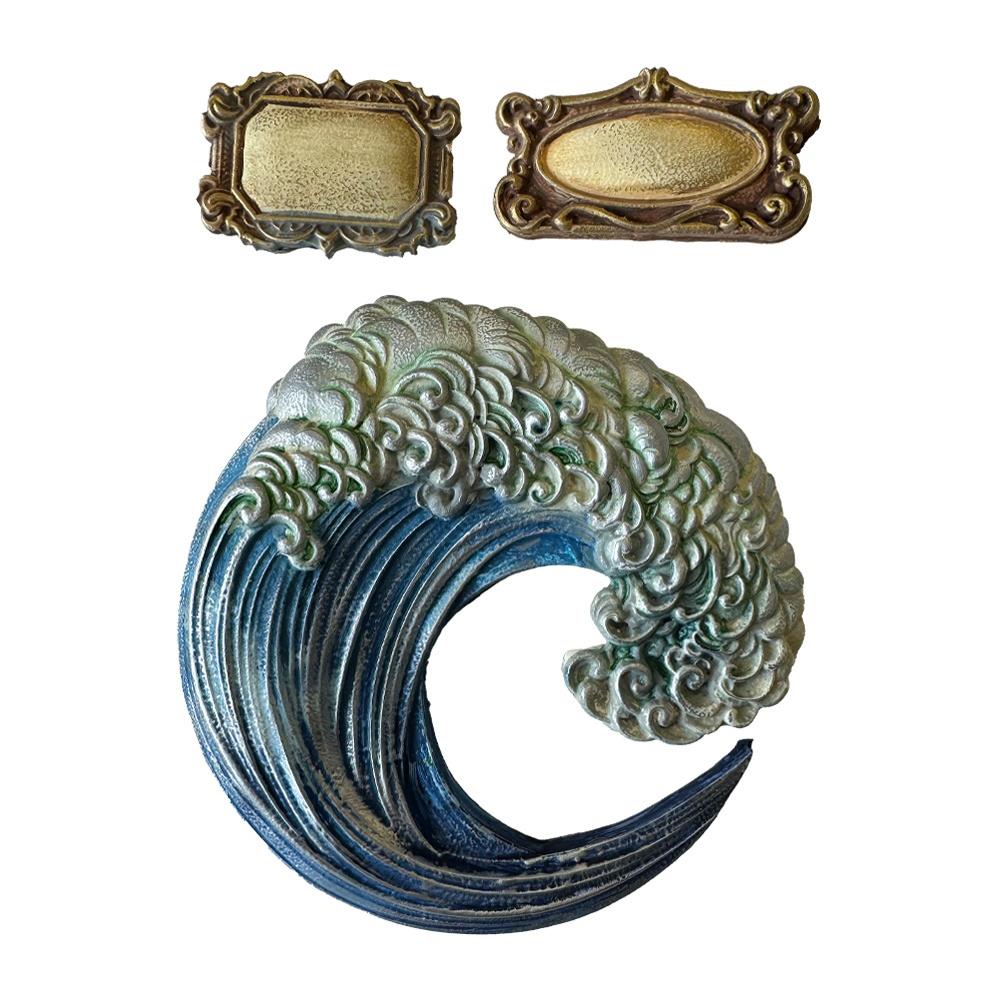 Stamperia Soft Mould A5 - Silent Sea Wave