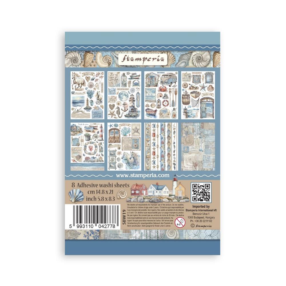 Stamperia Washi Pad A5 - Silent Sea