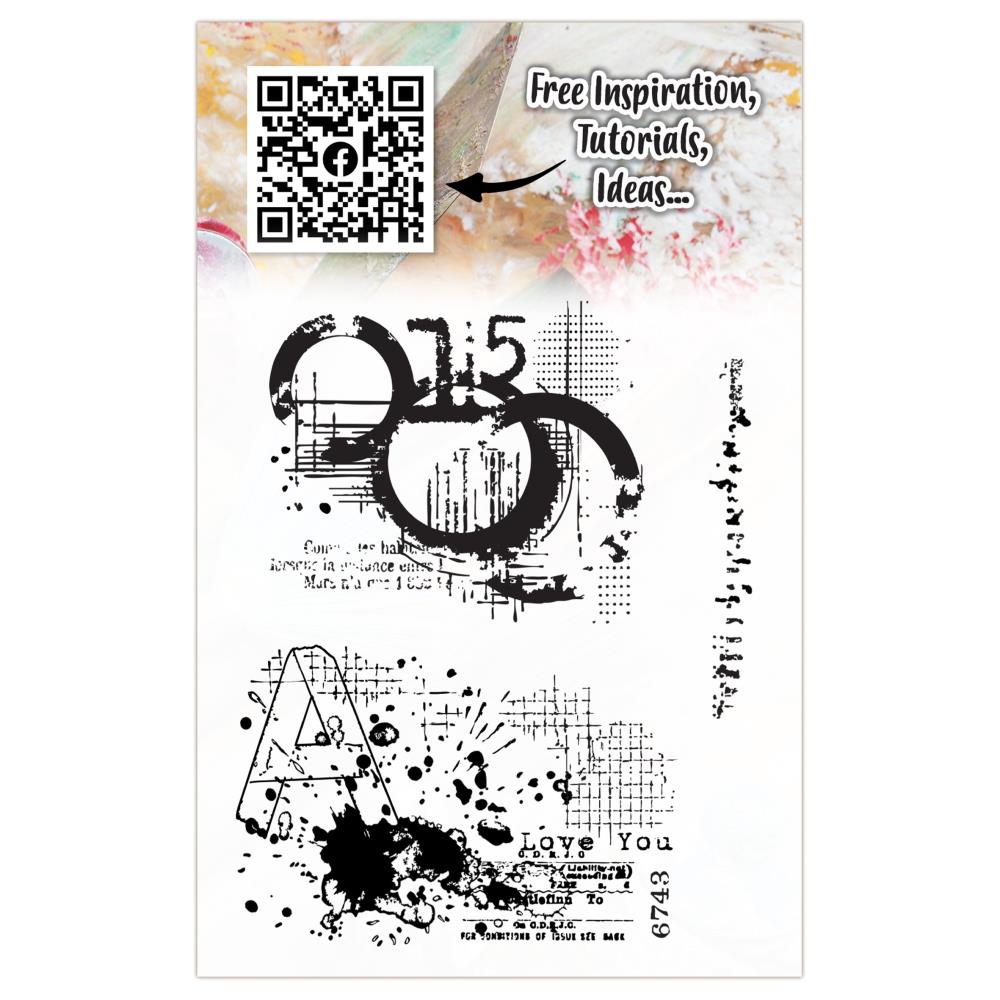 AALL And Create A7 Photopolymer Clear Stamp Set - Ink 15