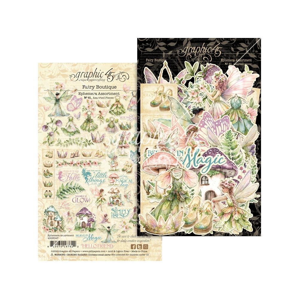 Graphic 45 Ephemera Set - Fairy Boutique