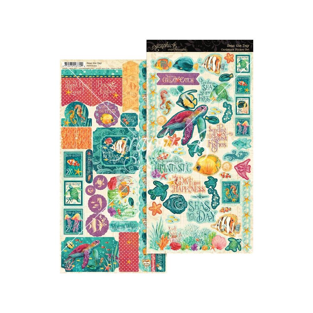 Graphic 45 Cardstock Stickers - Seas the Day