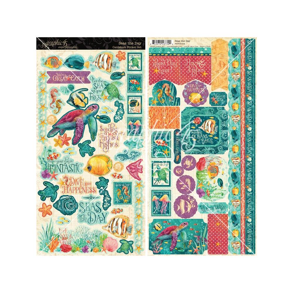 Graphic 45 Cardstock Stickers - Seas the Day