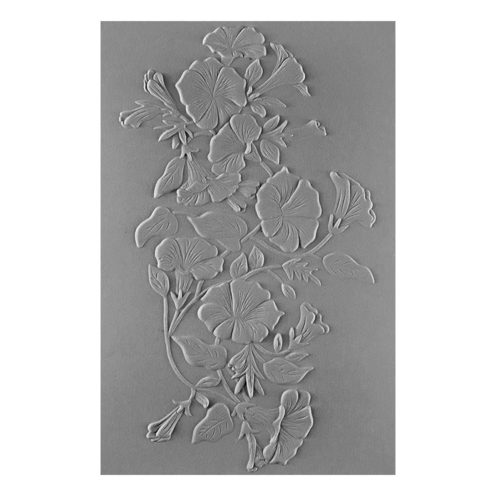 Spellbinders 3D Embossing Folder - Summer Solstice Garden - Petunia Cascade
