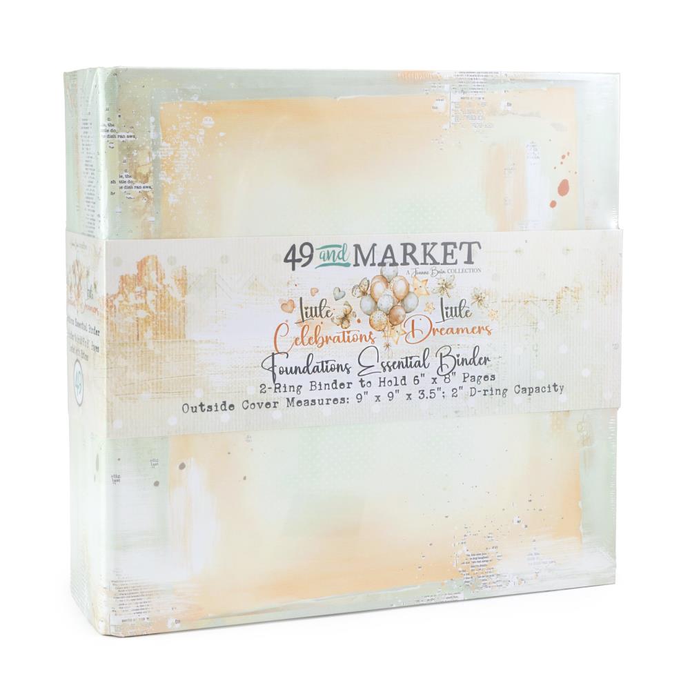 49 and Market Foundations 8.5 x 9 Binder - Little Dreamers / Little Celebrations