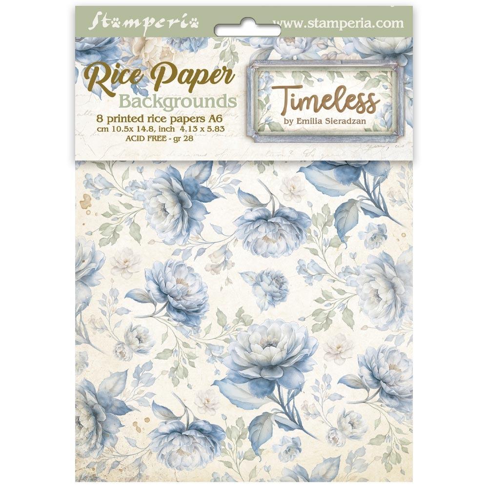 Stamperia Rice Paper Sheets A6 - Timeless 8pk