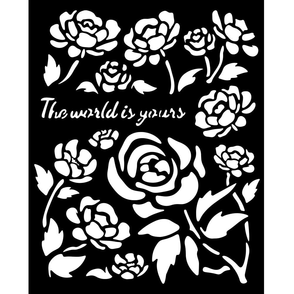 Stamperia Media Stencil Assortment - Timeless 8pk