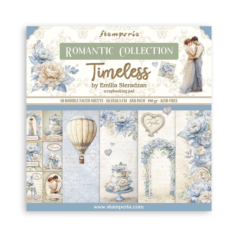 Stamperia Double-Sided Paper Pad 8x8 - Timeless