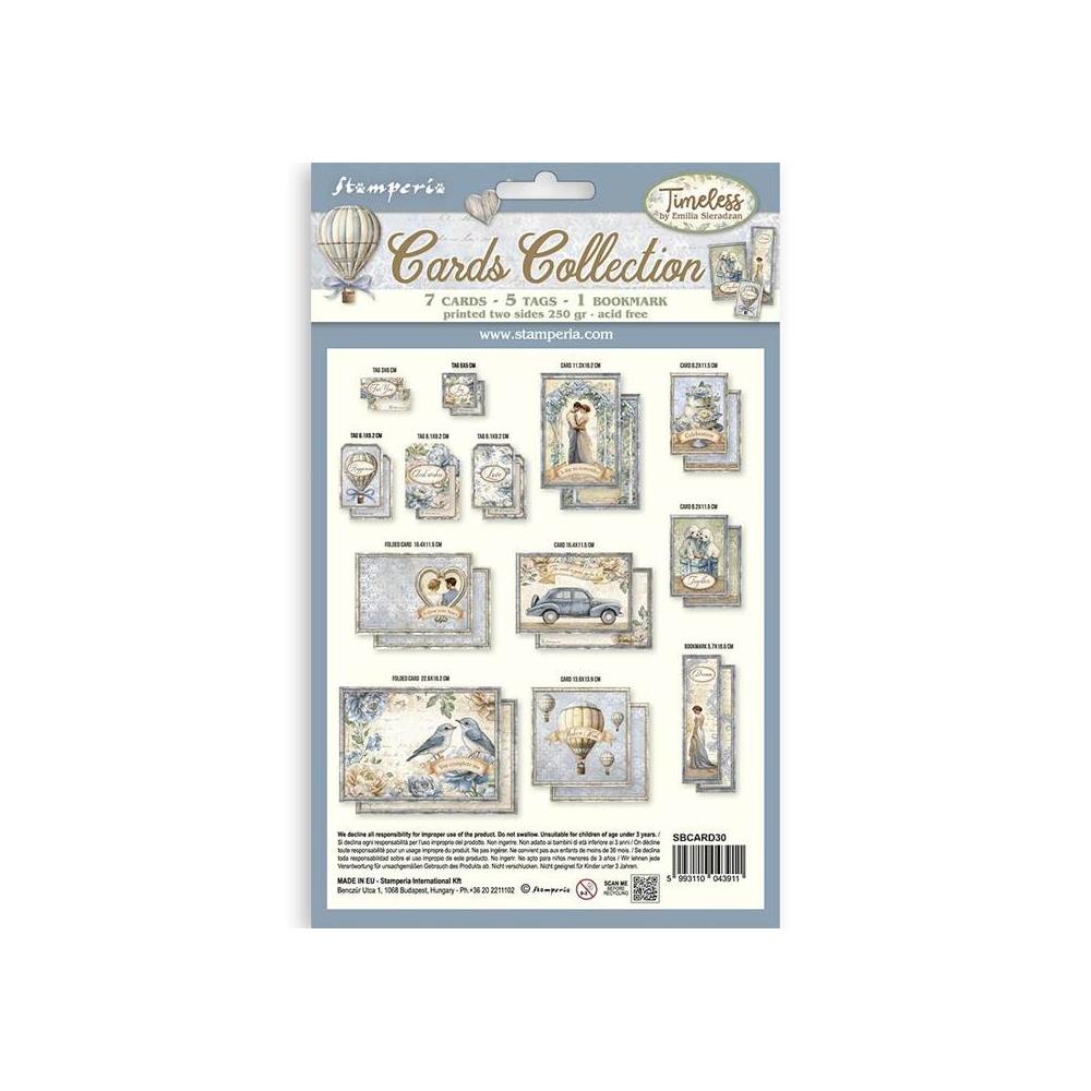 Stamperia Cards Collection - Timeless