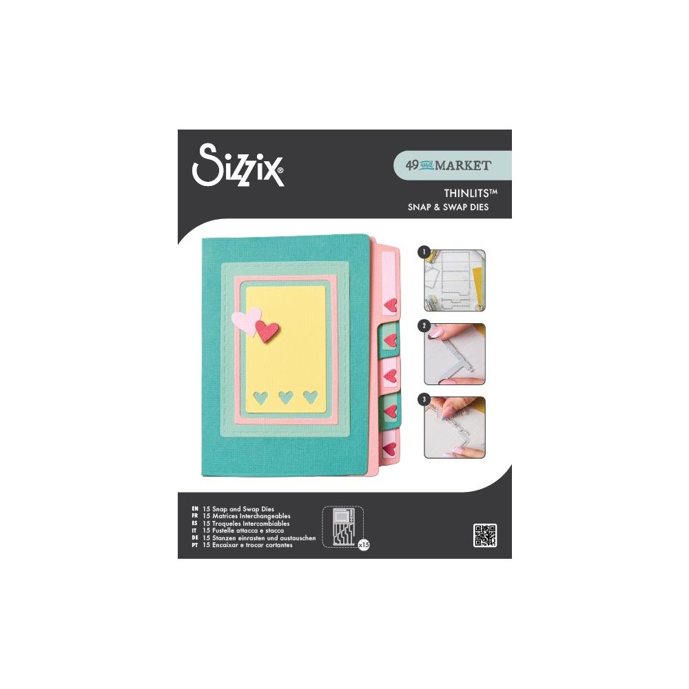 Sizzix Thinlits Snap and Swap Dies by 49 and Market - File Folders