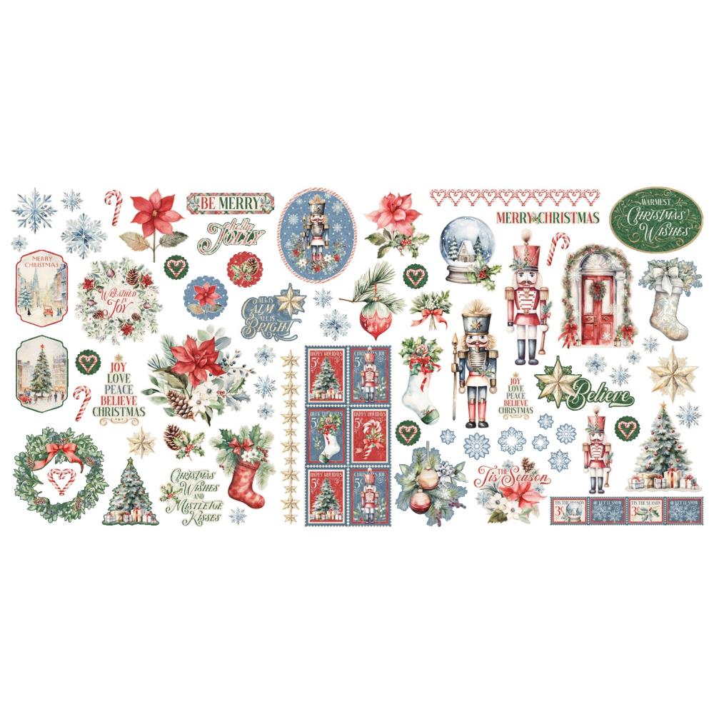 Graphic 45 Ephemera Set - Deck The Halls